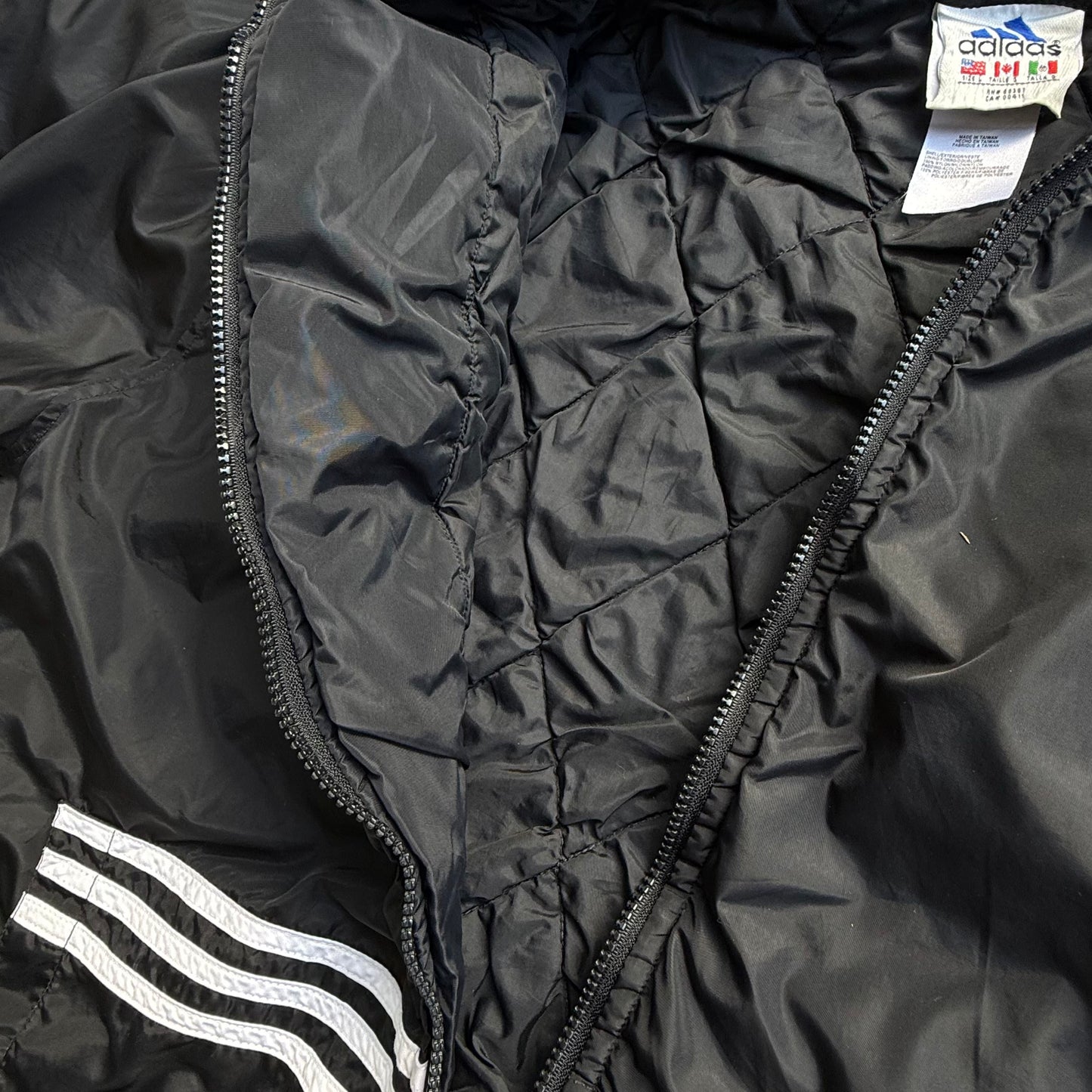 Vintage Adidas Insulated Hooded Jacket