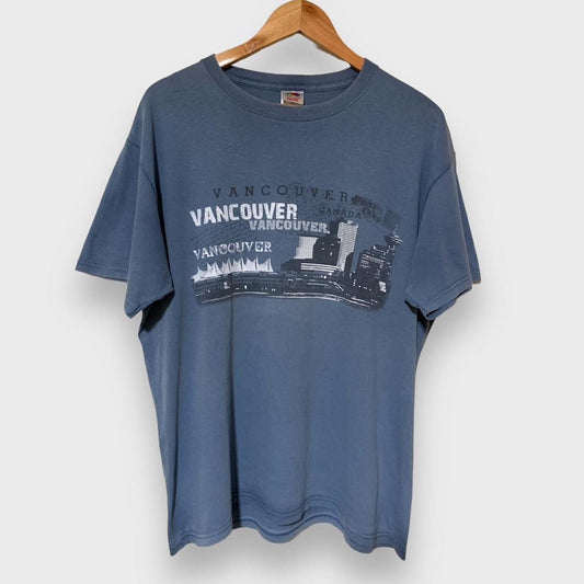 Vintage Vancouver Canada Print T-Shirt Y2K