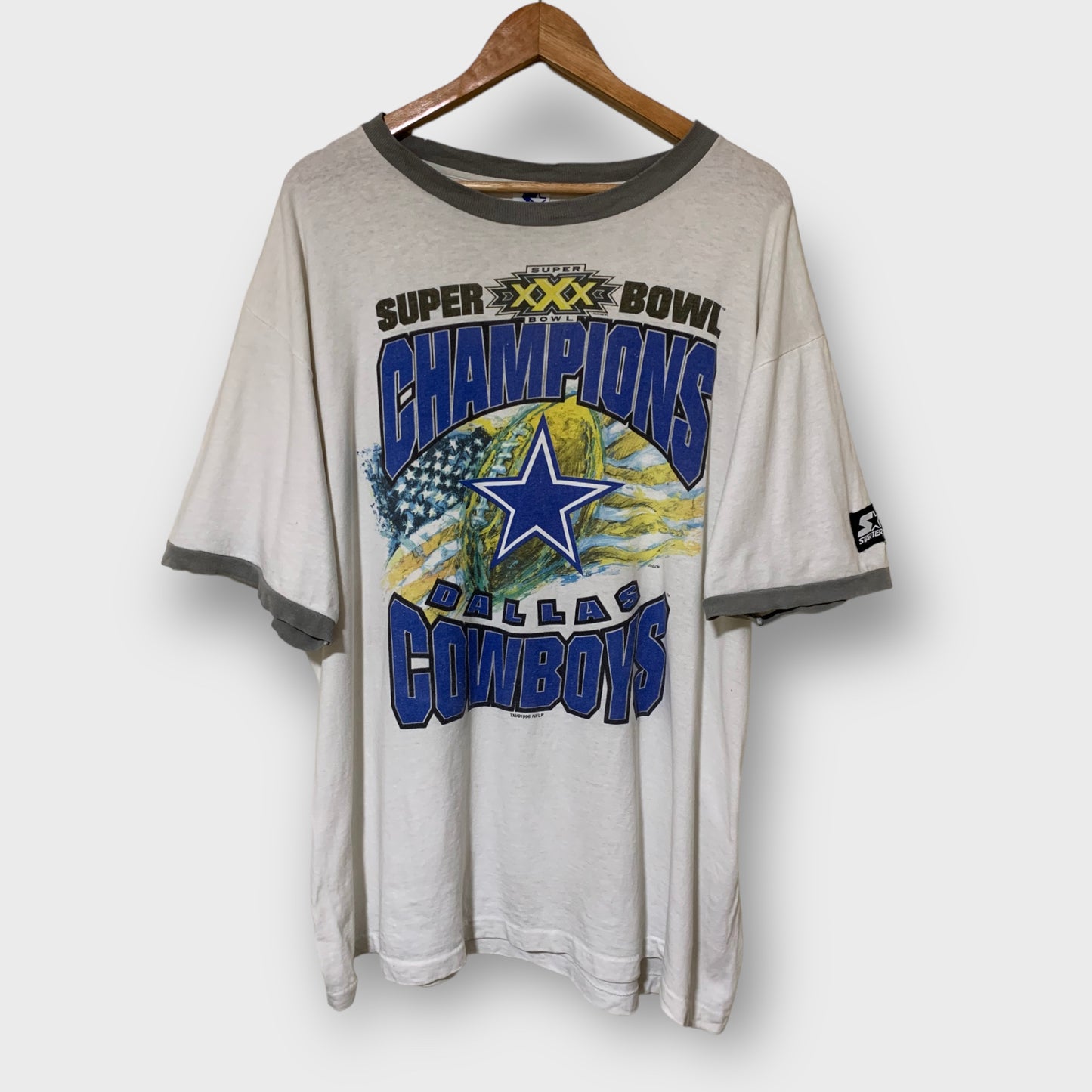 Vintage Starter Dallas Cowboys Super Bowl Championship T-Shirt 1996