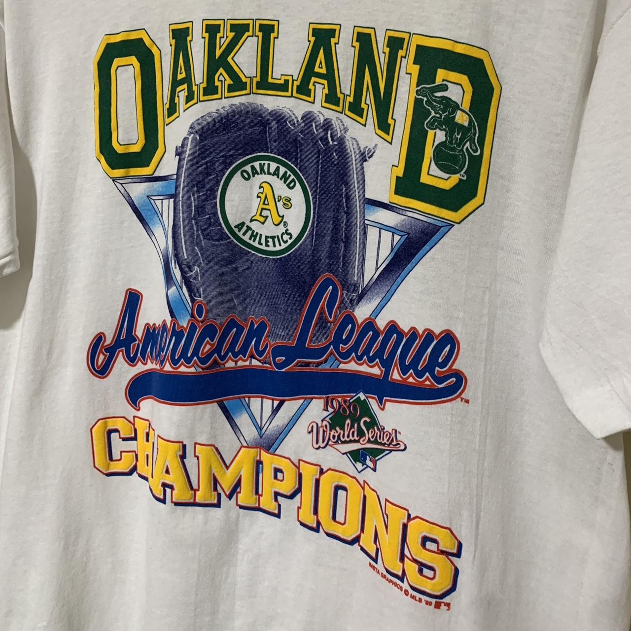 Vintage MLB Oakland Champions 1989 T-Shirt