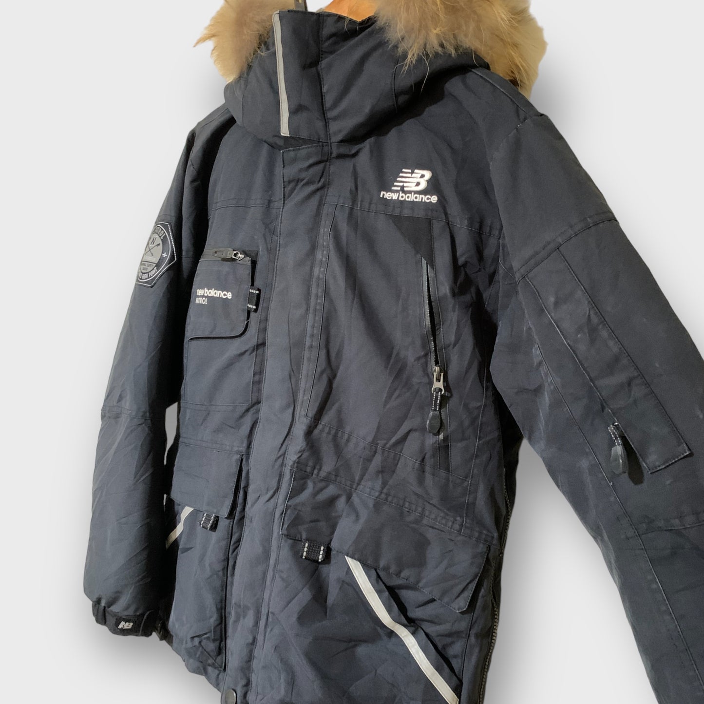 Vintage New Balance Patrol Down Winter Heavy Jacket Y2K