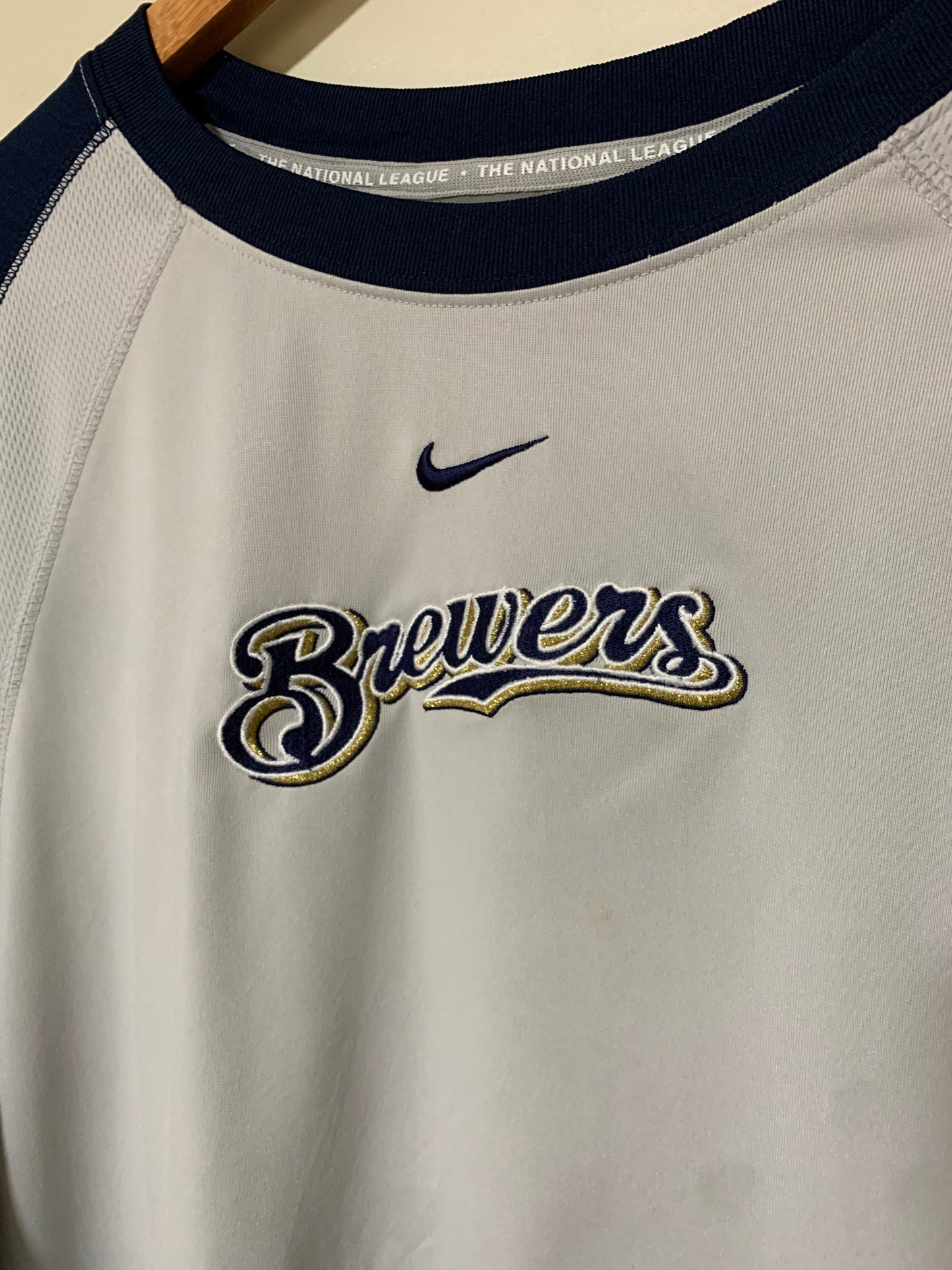 Vintage Nike Milwaukee Brewers MLB Genuine Merch Y2K