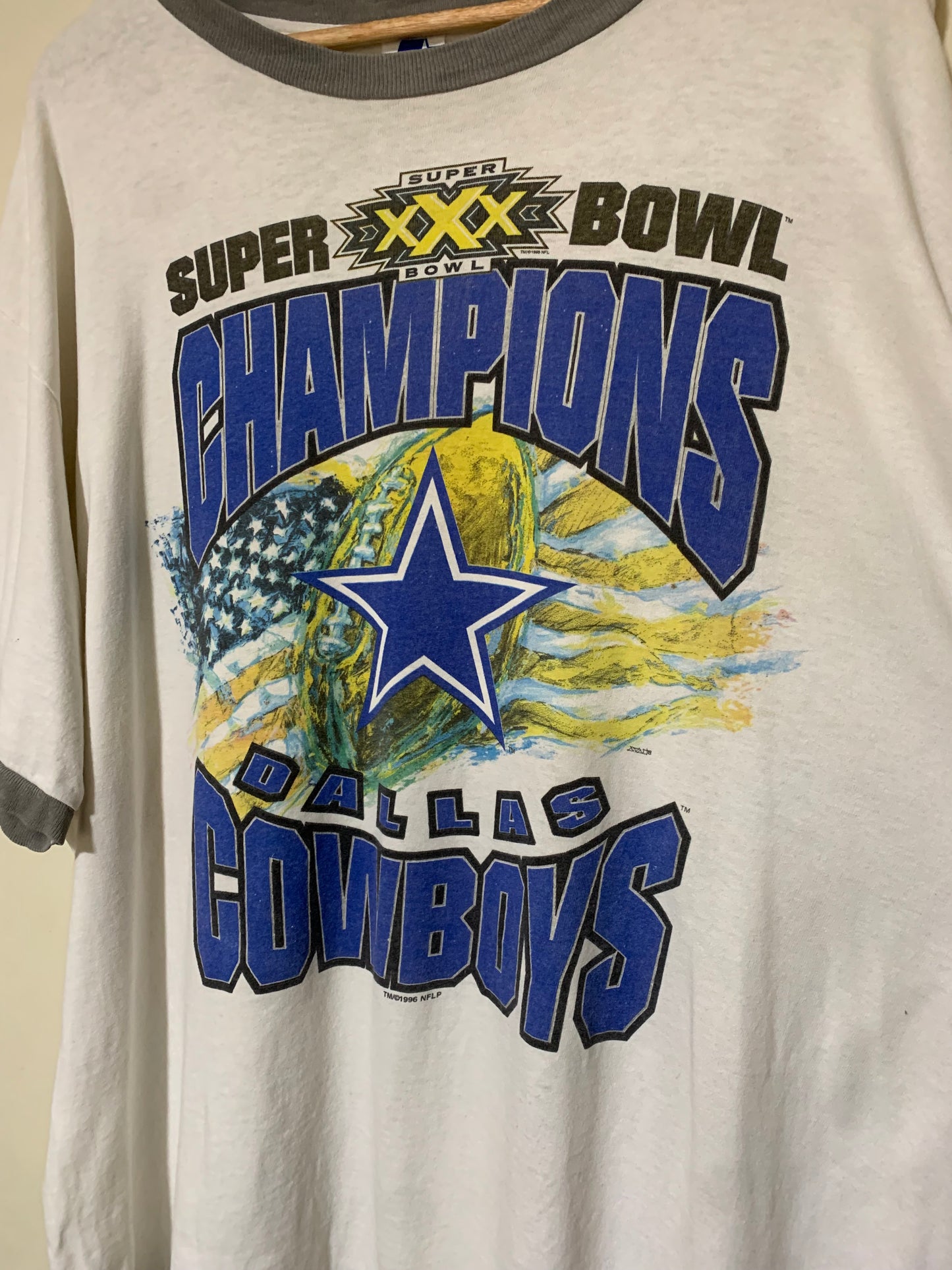 Vintage Starter Dallas Cowboys Super Bowl Championship T-Shirt 1996