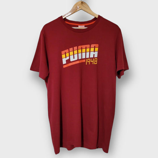 Puma Short Sleeve Retro Style Sport T-Shirt