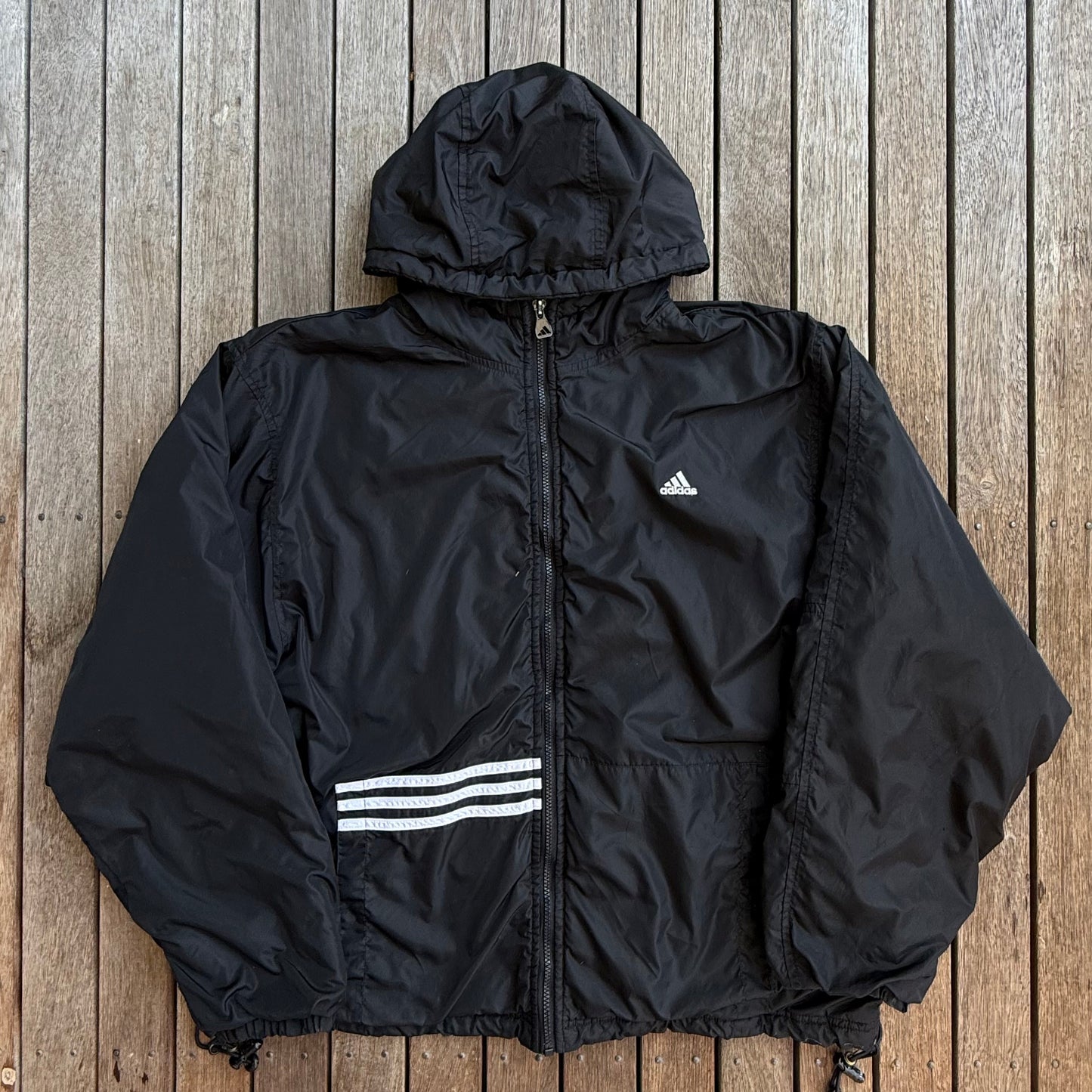 Vintage Adidas Insulated Hooded Jacket